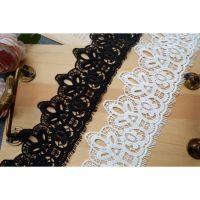 KGUISS Width 6-15cm flower milk silk clothing stitching decoration accessories DIY wedding dress veil material