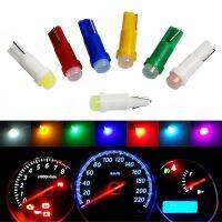 ☇ 10pcs T5 LED Car Dash Dashboard Lights Instrument Panel Lamp Speedometer Wedge Side Bulb Concave Lens 12V Instrument Led