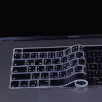 ซิลิโคนคลุมคีย์บอร์ดภาษาไทย Silicone Keyboard MacBook 16” A2141 ใสTPU/ดำพิมพ์ภาษาไทย  พร้อมส่งค่ะ