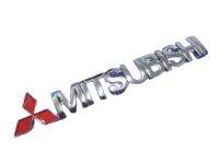 โลโก้ logo MITSUBISHI สีเงิน ติดรถยนต์ MITSUBISHI ได้ทุกรุ่น