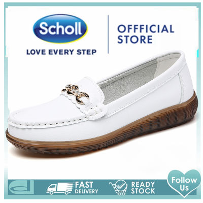 Scholl รองเท้าแตะผู้หญิง Scholl หนังรองเท้าผู้หญิง Scholl รองเท้าผู้หญิง Scholl ผู้หญิงรองเท้าแตะรองเท้าลำลองผู้หญิงโบฮีเมียนโรมันรองเท้าแตะ รองเท้าฤดูร้อนรองเท้าแตะผู้หญิงรองเท้าแบน