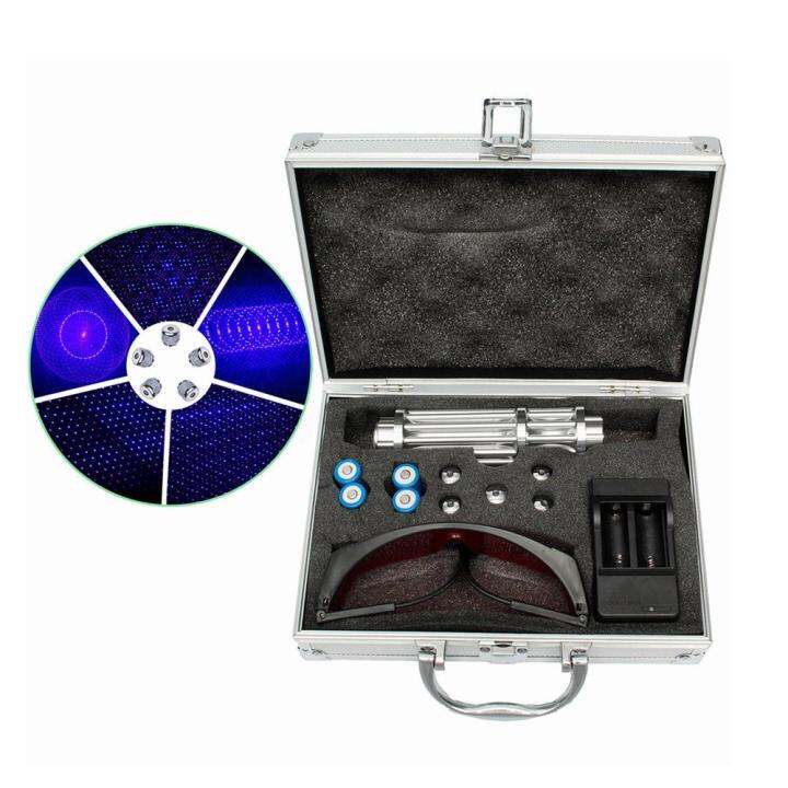 super-blue-laser-เลเซอร์แรงสูง-จุดไฟติด-แท่งสั้น-3w-laser-pointer-ปากกาเลเซอร์-เลเซอร์พ้อยเตอร์-เลเซอร์แรงสูง-ขอใบกำกับภาษีได้-พร้อมส่งจาก-กทม