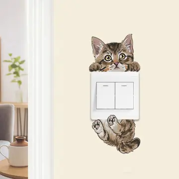 Buy online Cute Cat Wall Sticker For Living Room from Wall Decor