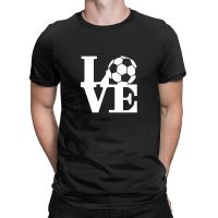 CLOOCL Football T-shirts Love Soccer Men T Shirts 100% Chest Printed Tops Men Tee Harajuku Casual Short Sleeve Shirts XS-4XL-5XL-6XL