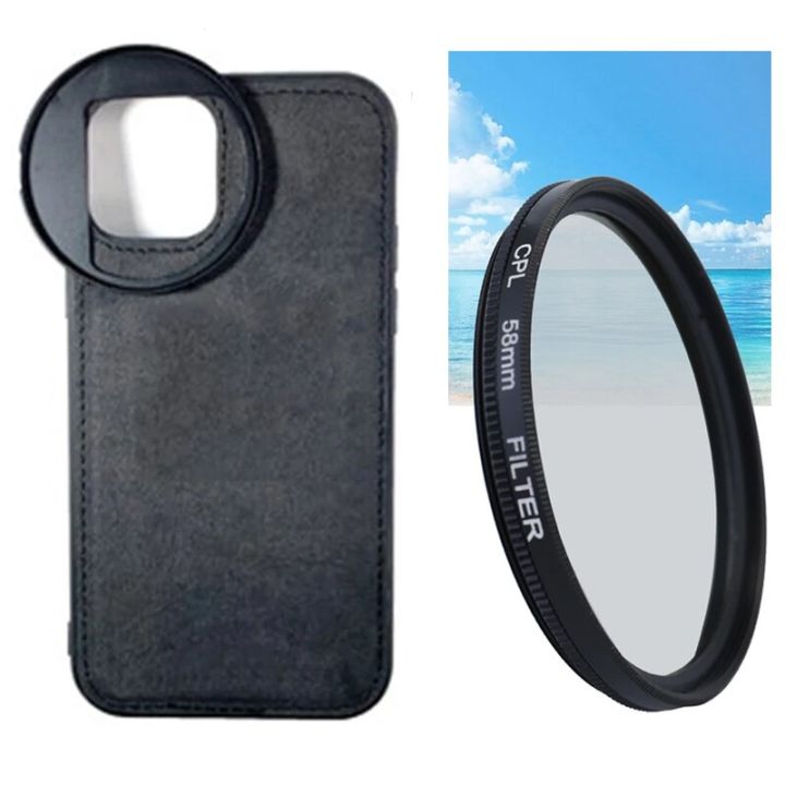 phone-case-with-58mm-interface-filter-ring-adapter-for-nd-cpl-vu-star-phone-lens-filter-for-iphone-14-pro-14-pro-max-accessories