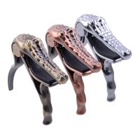 Alice A007G Multi Color Professional Metal Crocodile Folk Acoustic Guitar Capo Clamp