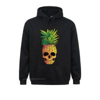 Pineapple Skull Funny Aloha Beaches Hawaiian Hawaii Goth Hoodie Men Hip Hop Male Sweatshirts Long Sleeve Hoodies Hoods Size XS-4XL