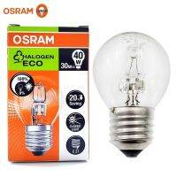 QF หลอดฮาโลเจน Bulbs14หัวตะปูควงฟอง Sram ฮาโลเจนทังสเตนหลอดฮาโลเจน OSRAM หลอดไฟยุโรป46W3 0วัตต์ Pelindung Mata หรี่แสง E27E โปร่งใสทรงกลม