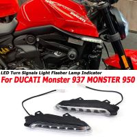 ไฟสัญญาณเลี้ยว LED รถจักรยานยนต์ทั้งกลางวันและกลางคืนสำหรับ Ducati Monster 950 MONSTER 937 2021 2022 2023ไฟเตือน