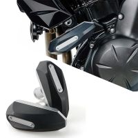 ROM ROM แผ่นเลื่อนกรอบรถจักรยานยนต์สำหรับ Kawasaki Z650 Ninja650 2017-2019แผ่นป้องกันเครื่องยนต์ขัดข้องแฟริ่งแผ่นป้องกัน650นินจา650