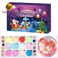 [COD]TARSURESG Advent Calendar Suprise Gift Hidden Gift Blind Countdown Toys Set Merry XMAS Fluffy Slime Christmas Gift