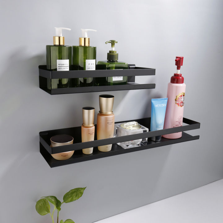 bathroom-shelf-stainless-steel-shower-rack-corner-shelf-square-bath-shower-shelf-blacknickel-storage-organizer-rack