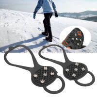 Snow Climbing Crampons Snow Shoe Spikes ซิลิโคนขนาดฟรีสำหรับเดินป่า ปีนเขา สำหรับกิจกรรม