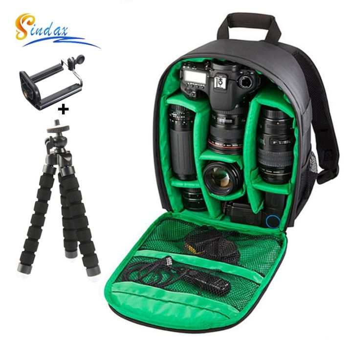 กระเป๋าเป้สะพายหลังใส่กล้องสำหรับกล้องวิดีโอ-กระเป๋ากล้อง-dslr-กระเป๋าใส่ของถ่ายภาพกลางแจ้งกันน้ำสำหรับกล้อง-nikon-canon-dslr