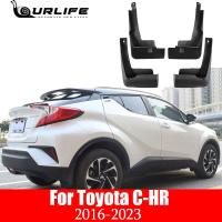 แผ่นบังโคลนสำหรับ Toyota C-HR CHR 2016 2017 2018 2019 2020 2021 2022 2023 ABS อุปกรณ์เสริมบังโคลนป้องกันที่กันโคลนติดรถยนต์