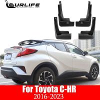 แผ่นบังโคลน Huanghanzhong4สำหรับรถยนต์ Toyota C-HR CHR 2016 2017 2018 2019 2020 2021 2022 2023 ABS อุปกรณ์เสริมบังโคลนที่กันโคลนติดรถยนต์