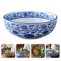 1Pc Chinese Style Ceramic Bowls Blue and White Porcelain Bowl for Home Use