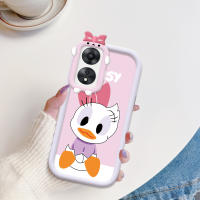 เคสพร้อมสำหรับ OPPO A77 5G OPPO A77 S OPPO A78 5G OPPO A96 5G เคสการ์ตูนน่ารักหนูเดซี่โดนัลด์เป็ดเคสโทรศัพท์มีลายฝาครอบป้องกันนิ่มเปลือกเลนส์โทรศัพท์มอนสเตอร์