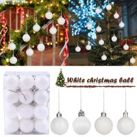 48pcs Plastic Christmas Balls Pendant Christmas Tree Pendants Xmas Ball Hanging Home Party Decor Ornament Christmas Tree Ball