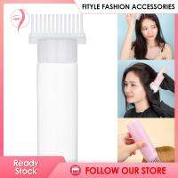 Fityle ขวด Applicator หวีรากเครื่องมือดัดยาย้อมขนแปรงล้างขวดสำหรับบ้าน DIY สีขาว