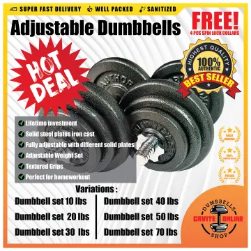 70 lb dumbbells online for sale