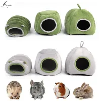 FANGAN Hedgehog Hedgewerts หนูตะเภาอบอุ่นผ้ากำมะหยี่ Chinchilla Hideout บ้านแฮมสเตอร์เตียงถ้ำเต็นท์สัตว์เลี้ยง