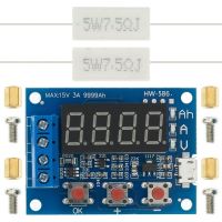 ZB2L3เครื่องทดสอบแบตเตอรี่ LED จอแสดงผลดิจิตอล18650แบตเตอรี่ลิเธียมแหล่งจ่ายไฟทดสอบความต้านทานตะกั่วกรดความจุปล่อยเมตร