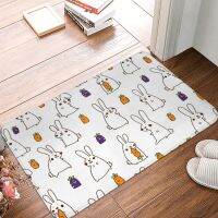 Bath Mat Rabbits In The Field Rug Carpet Doormat Non-slip Durable Entrance Living Room Home Bathroom Hallway Dancing