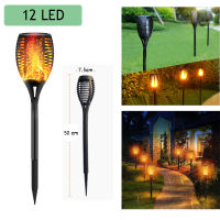 Solar Led Light Outdoor 12LED 33LED 51LED Solar Flame Torch Light Flickering Waterproof Garden Decor Landscape Lawn Lamp Torch