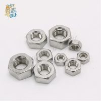 1 /5/10PCS DIN934 M8 M10 M12 M14 M16 M18 M20 304 Stainless Steel Fine teeth Hex Nuts Slip Lock Hexagon Nuts Metric Thread Nails  Screws Fasteners