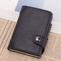 Shielding the RFID card package automatically play card wallet anti-theft aluminum shell card package --A0509