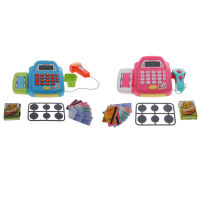 Electronic Cash Register Toy Pretend Play Realistic Action Toy Math Calculator Games for Kids Children Learning Toys