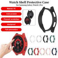 45mm Smart Watch Case PC Anti-scratch Half-pack Hollow Screen Protector Cover Accessories for Samsung Galaxy Watch 5 Pro