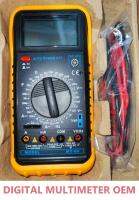 Digital Multimeter OEM มัลติมิเตอร์ ดิจิตอล เครื่องมือวัดอเนกประสงค์ มีถึง 10 รูปแบบการวัด ติดยางกันกระแทก พร้อมขาตั้งเครื่องมือ