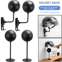 【hot】☬  Rotation Floor-Standing Helmet Holder Aluminum Hat for Coats Hats Motorcycle Rack Hanger