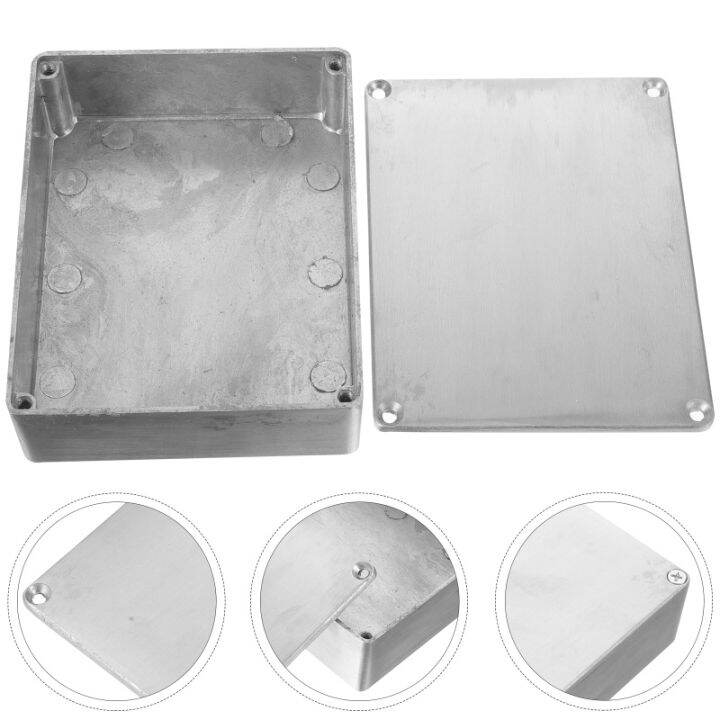 Case Pedal Enclosure Metal Stomp Container Aluminum Organizer Musical