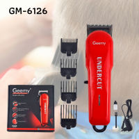 บัตตาเลี่ยน GM-6126 Hair clipper บัตตาเลี่ยนใช้งานไร้สาย ที่ตัดผม กันจอน พร้อมอุปกรณ์ครบชุด หวีรองตัด 4 ชิ้น