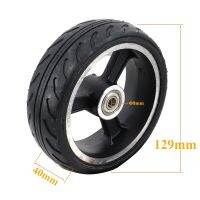 Solid Wheel 5 Inch 5.5x2 Fast Wheel Carbon Fiber Scooter Solid Tire With Alloy Rim