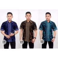 Hem BATIK Men Short Sleeve COWO Office Casual Guys FORMAL HEM Wholesale PROMO Cheapest