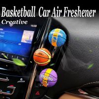 Creative Car Air Freshener Mini Basketball Series Auto Interior Decor Fragnace Clip Accessorie Car Perfume Aromatherapy Ornament