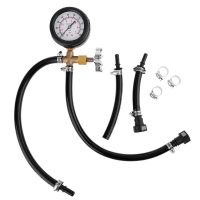 Upgraded Fuel Injection Pump Pressure Tester Gauge with Valve 0-100PSI 0-7BAR Suitable for Vehicle Car Durable