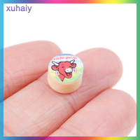 xuhaiy 3pcs จำลอง MINI cheeses สำหรับ1:12ตุ๊กตาตกแต่งอาหารห้องครัว