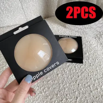 Womens Reusable Invisible Nippleless Adhesive Silicone Nipple Cover Breast  Pads