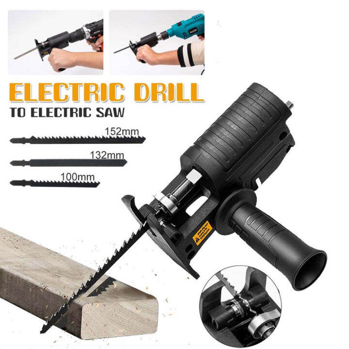 Electric Drill Jig Saws Connector Woodwork Cutting Electric Drill
