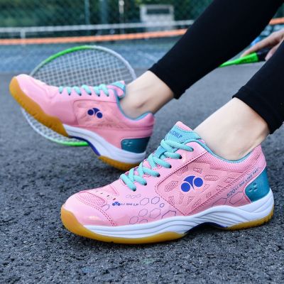 2020 New Ping Pong Shoes for Men Pink White Men Women Table Tennis Badminton Shoes Sports Sneakers Volleyball Tennis Shoes