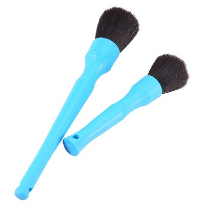 Super Soft Detail Brush, Car Brush, Detail Brush, Cleaning Brush, Eye Shadow Brush, Beauty Brush Set, Inner Brush, Blue.