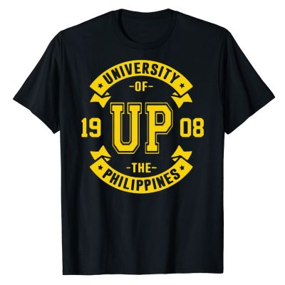 เสื้อเชิ้ต ผ้าฝ้าย พิมพ์ลาย University of the Philippines UP 1908 สไตล์คลาสสิกS-5XLS-5XL