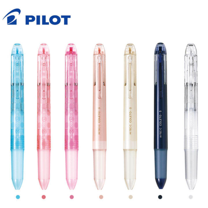 japan-pilot-4-1-multifunctional-pen-hi-tec-c-coleto-4-color-modular-pen-body-assembly-4-refills-bllh-clt4-hand-account-pen