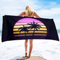 【DT】hot！ Palms Beach Microfiber Thin Fast Dry Super Absorbent Oversized Large