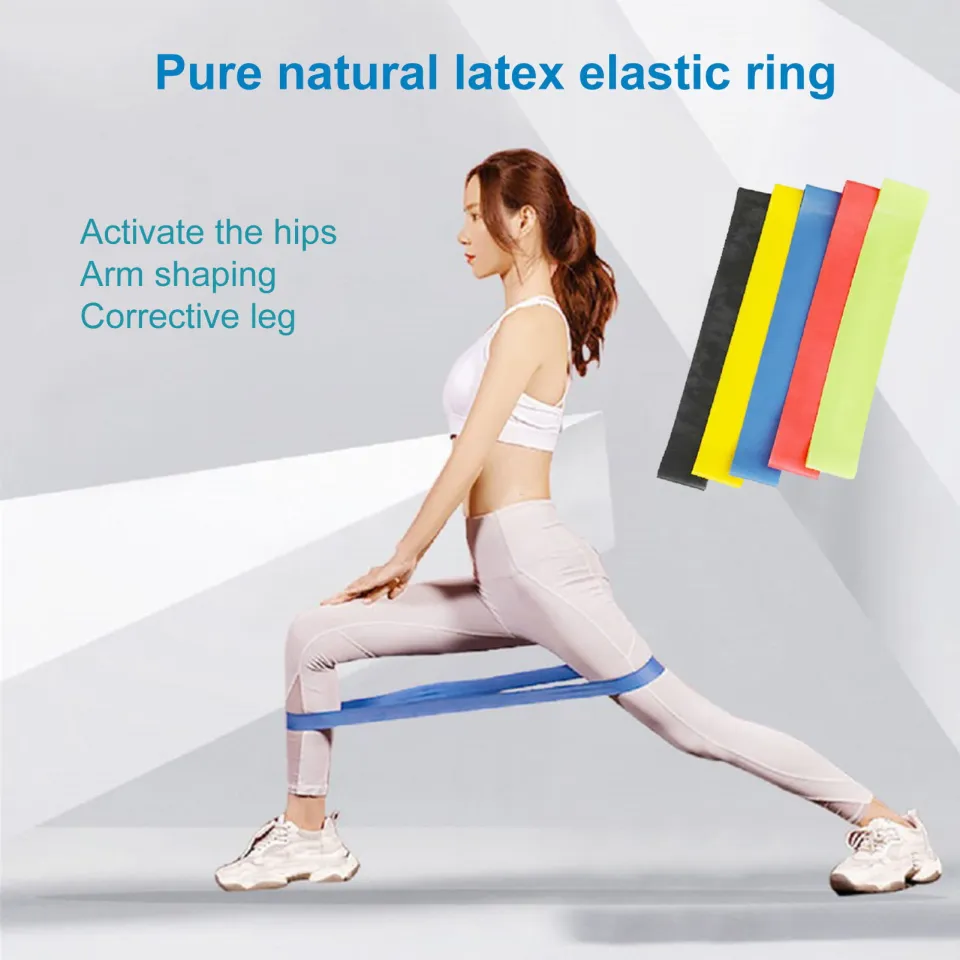 Yoga Stretch Band Ring Shape Elastic Resistance Loop Leg